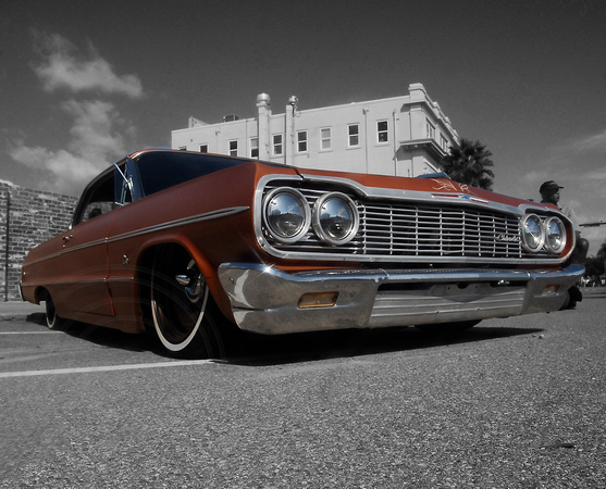 Orange Chevy Impala (4123)fx